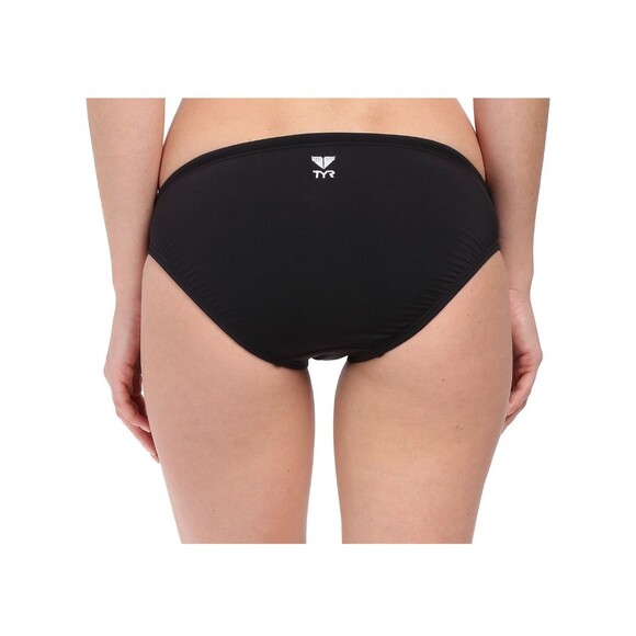 NEW TYR Women's Solid Lula Bikini Bottom sz M / 8 Black Durafast Lite - Picture 4 of 4